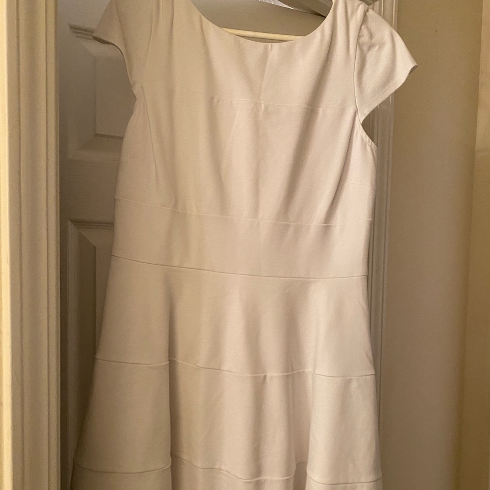 White Banana Republic dress